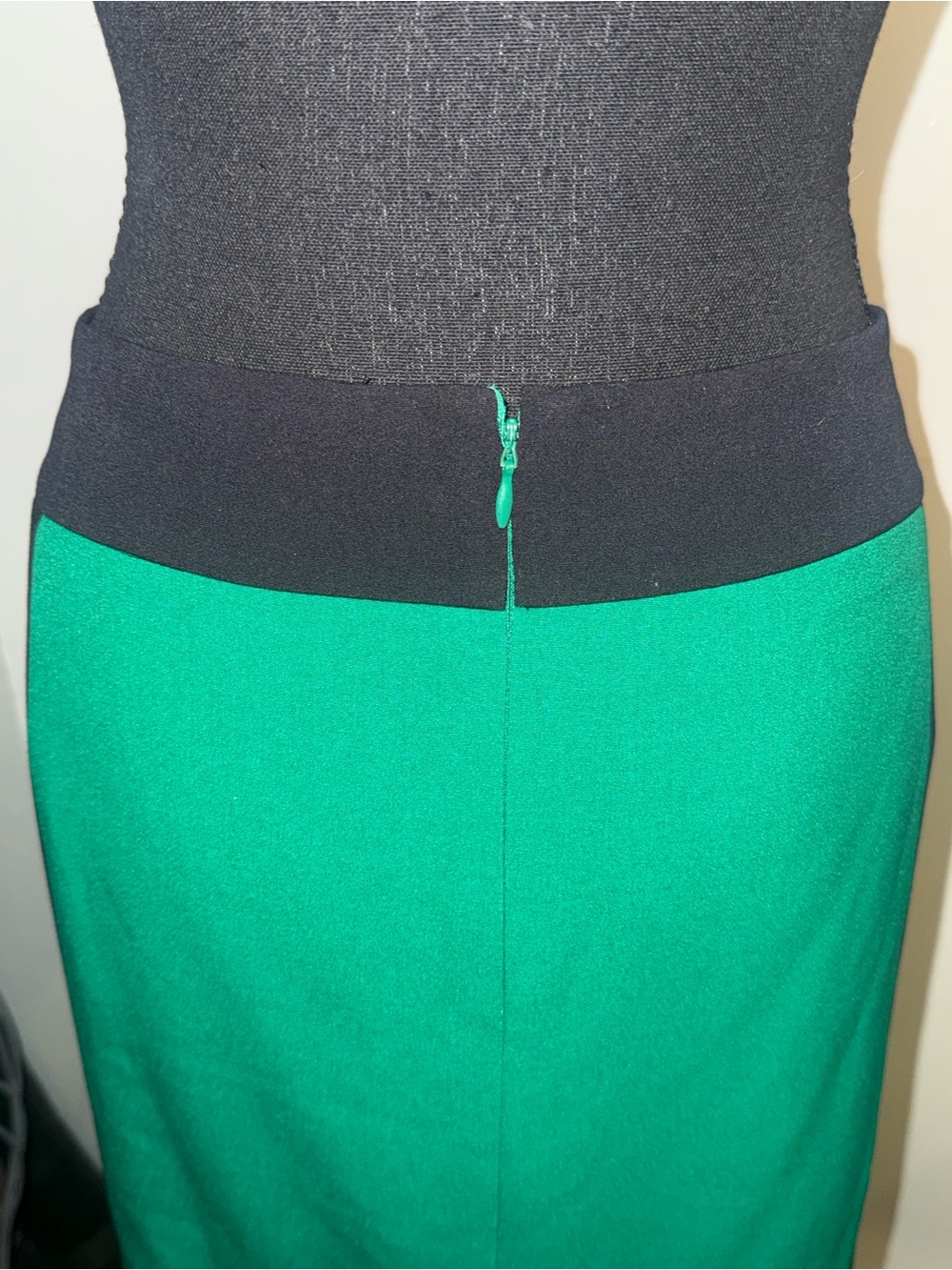 Nine West Green and Black A-Line Pencil Skirt - Picture 5 of 11